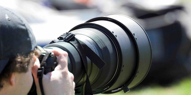 Voorbeeld van telelens
