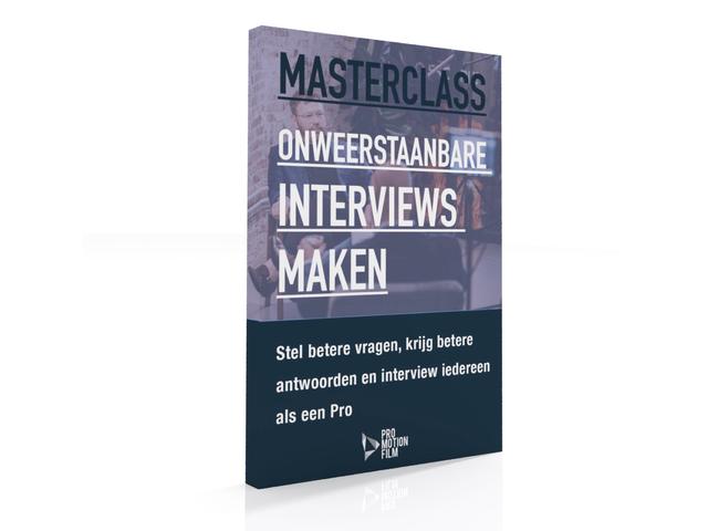 E-book over interviewen Cursus interviewen