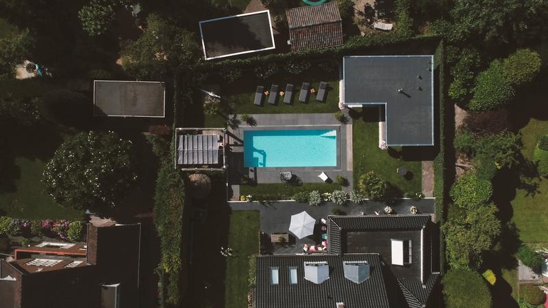 Woning gefilmd met drone Vastgoed project drone video
