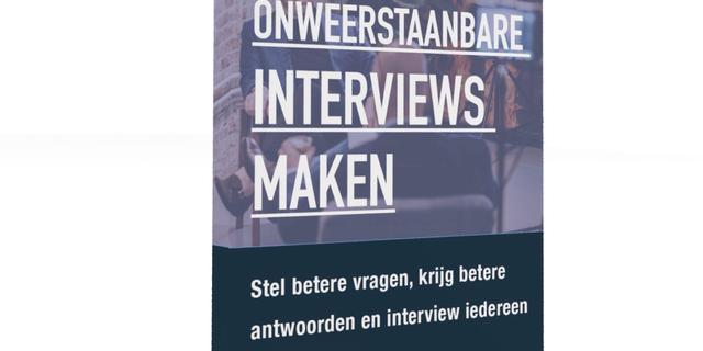 E-book over interviewen Cursus interviewen