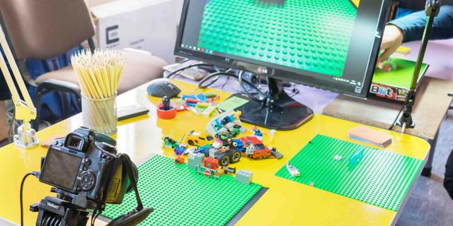 Stop motion Stop motion opnames met lego