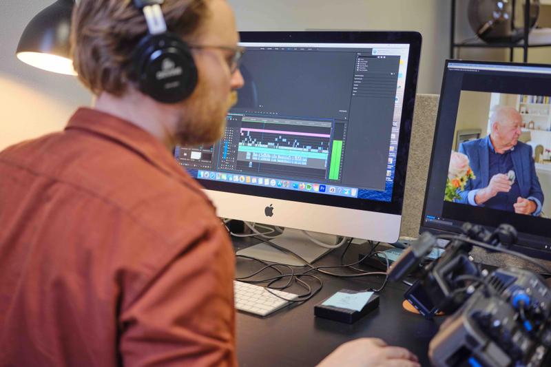 Video editor achter editset Video editor inhuren